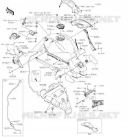 RESERVOIR CARBURANT pour Kawasaki NINJA H2 2023