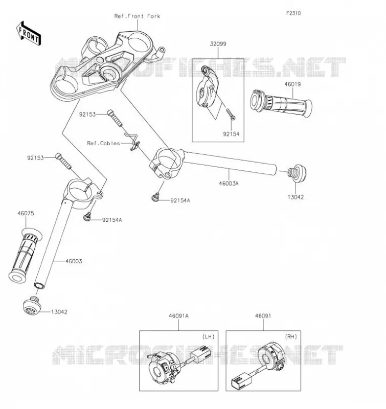 GUIDON Kawasaki MOTOS 1000 2023 NINJA H2  ZX1002JPANN