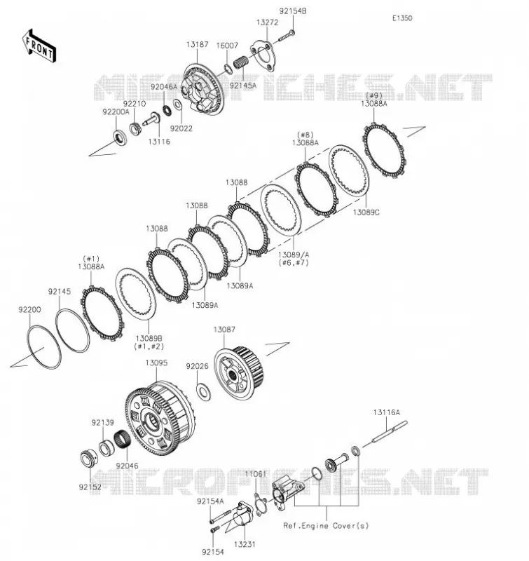 EMBRAYAGE Kawasaki MOTOS 1000 2023 NINJA H2  ZX1002JPFNL