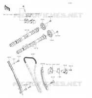 ARBRE A CAME/TENDEUR pour Kawasaki NINJA H2 2023
