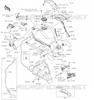 RESERVOIR CARBURANT pour Kawasaki NINJA H2 2023