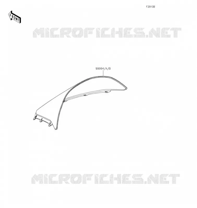 ACCESSOIRE(PARE-BRISE) Kawasaki MOTOS 1000 2023 NINJA H2 SX SE  ZX1002RPFNN