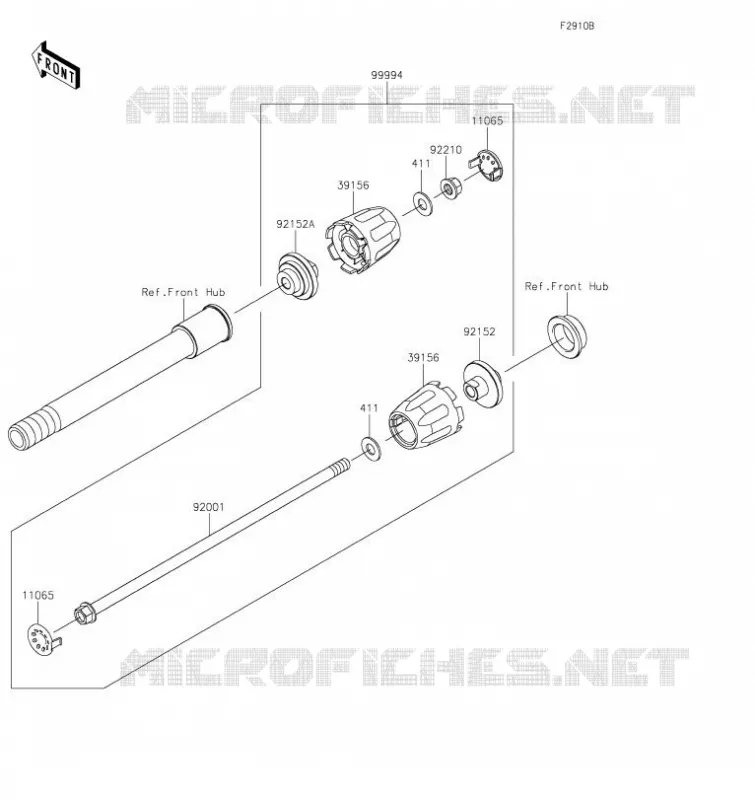 ACCESSOIRE(Axle Slider) Kawasaki MOTOS 636 2023 NINJA ZX-6R  ZX636GPFAN