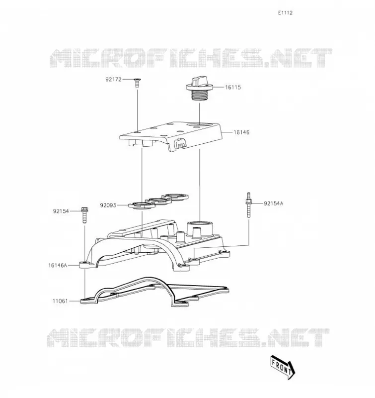 COUVRE CULASSE Kawasaki SSV 820 2023 MULE PRO-FXR  KAF820KPFNL