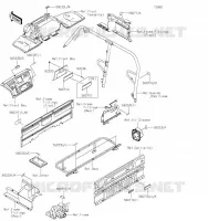ETIQUETTES pour Kawasaki MULE PRO-FXT 2023