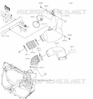 FILTRE A AIR   CONVERTISSEUR pour Kawasaki MULE PRO-FXT 2023