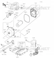 FILTRE A AIR pour Kawasaki MULE PRO-FXT 2023