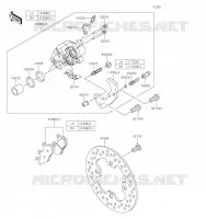 FREIN AVANT pour Kawasaki MULE PRO-FXT 2023