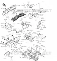 PIECE DE CADRE (COUVERTURE) pour Kawasaki MULE PRO-FXT 2023