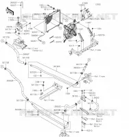 RADIATEUR pour Kawasaki MULE PRO-FXT 2023