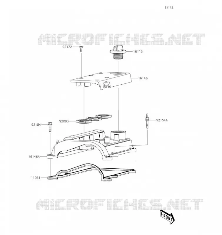 COUVRE CULASSE Kawasaki SSV 820 2023 MULE PRO-FXT  KAT820CPFNN