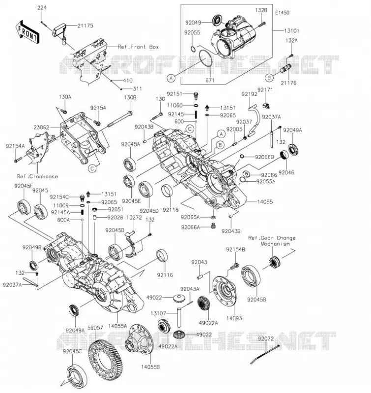 PONT Kawasaki SSV 820 2023 MULE PRO-FXT  KAT820FPFNN