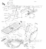 RESERVOIR CARBURANT(CN,US) pour Kawasaki TERYX KRX 1000 2023