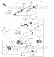 ARBRE DE TRANSMISSION AVANT pour Kawasaki TERYX KRX 1000 2023