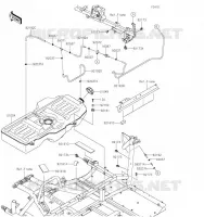 RESERVOIR CARBURANT(US) pour Kawasaki TERYX KRX4 1000 2023