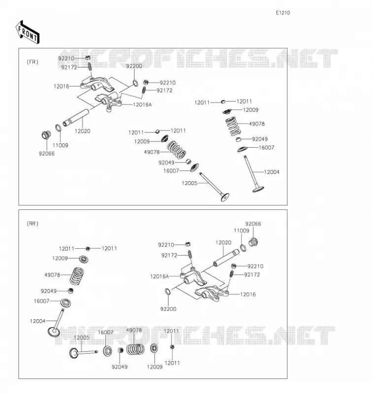 SOUPAPE Kawasaki SSV 800 2023 TERYX4  KRT800JPFAN