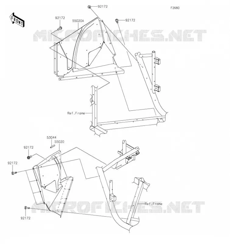 PROTECTION(S) Kawasaki SSV 800 2023 TERYX4  KRT800LPFNN