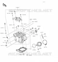 CULASSE  250 kawasaki-moto 2023 KX250 01