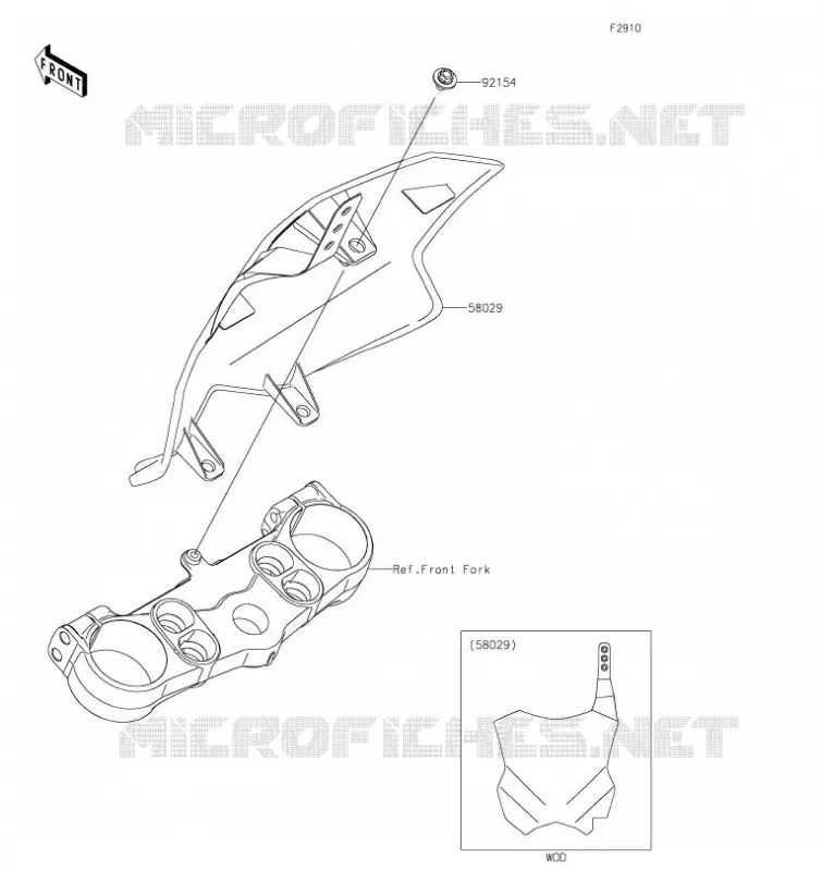 ACCESSOIRE Kawasaki TOUT-TERRAIN 250 2023 KX250X  KX252DPFNN