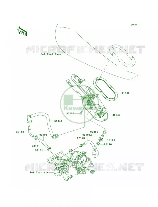 Fuel Pump Kawasaki MOTOS 1500 2007 Vulcan 1500 Classic  VN1500N7FA