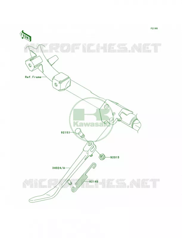 Stands Kawasaki MOTOS 900 2007 Vulcan 900 Classic  VN900B7F