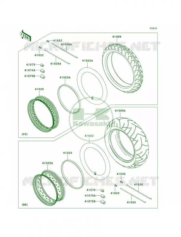 Tires Kawasaki MOTOS 900 2007 Vulcan 900 Classic  VN900B7F
