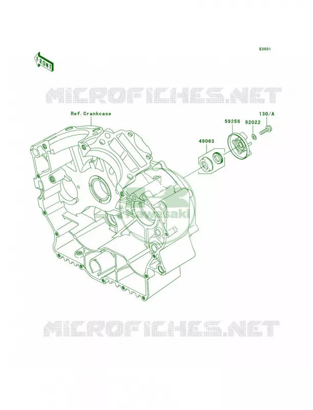 Water Pump Kawasaki MOTOS 900 2007 Vulcan 900 Classic  VN900B7F