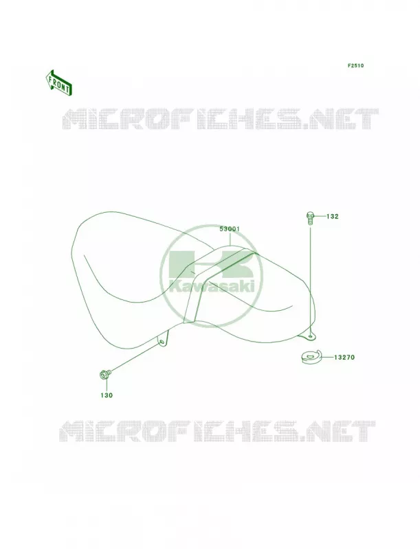 Seat Kawasaki MOTOS 125 2006 Eliminator 125  BN125A6F