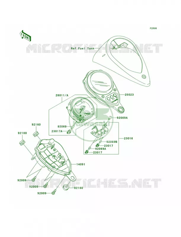 Meters Kawasaki MOTOS 1500 2006 Vulcan 1500 Classic  VN1500N6F