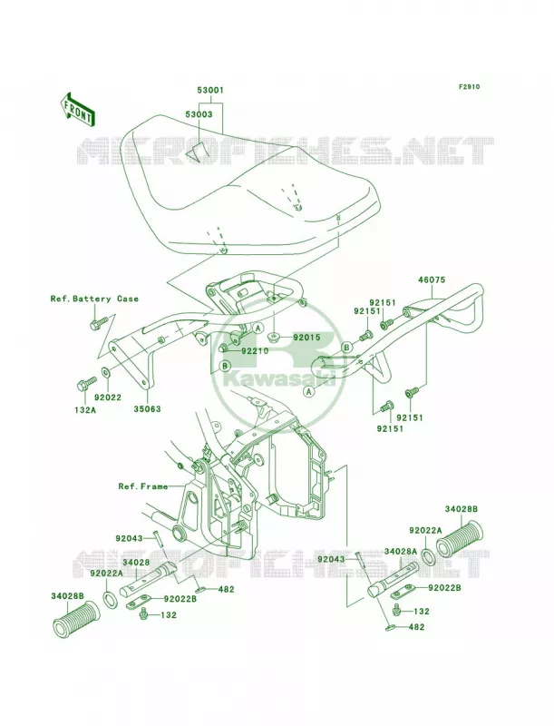 Accessory Kawasaki MOTOS 800 2006 Vulcan 800 Drifter  VN800E6F