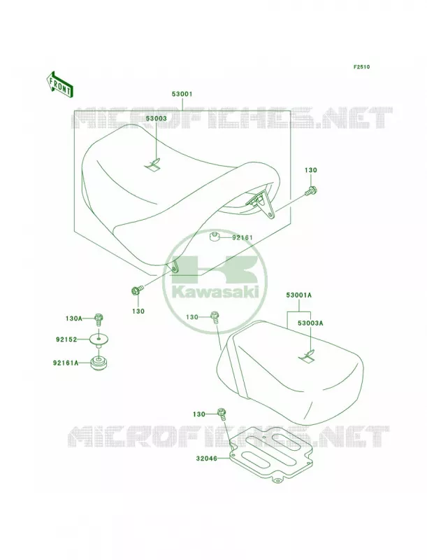 Seat Kawasaki MOTOS 1500 2005 Vulcan 1500 Classic  VN1500-N4