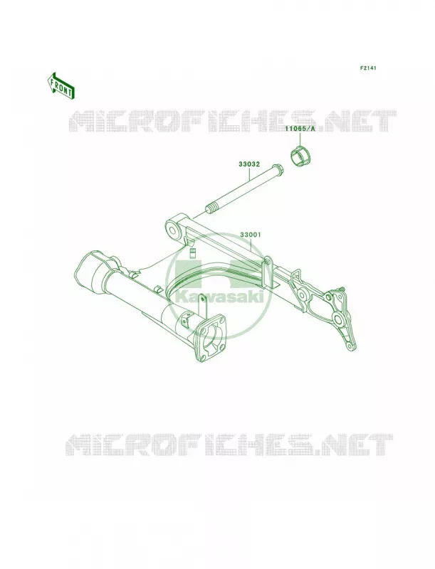 Swingarm Kawasaki MOTOS 1500 2005 Vulcan 1500 Drifter  VN1500-R5