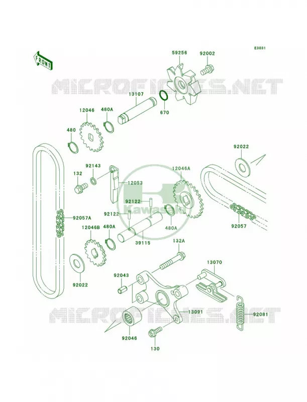Water Pump Kawasaki MOTOS 1500 2005 Vulcan 1500 Drifter  VN1500-R5