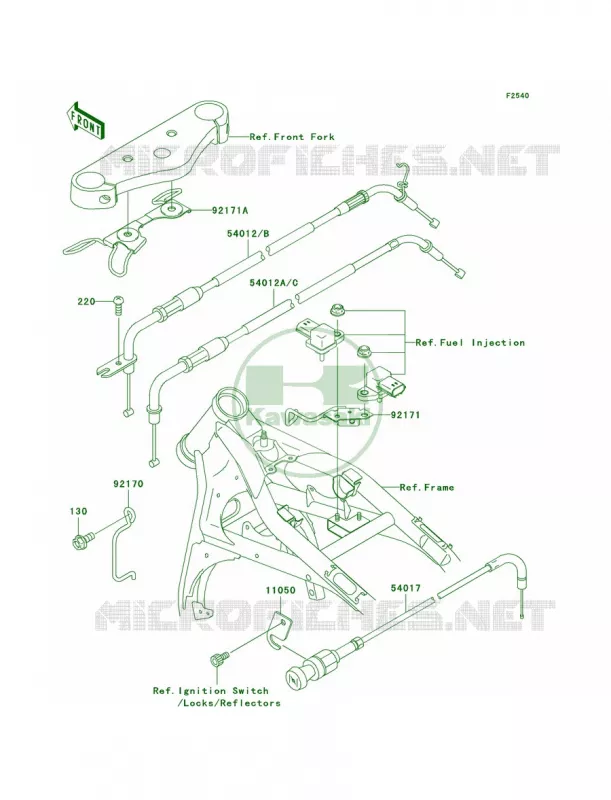 Cables Kawasaki MOTOS 1500 2004 Vulcan 1500 Drifter  VN1500-R4