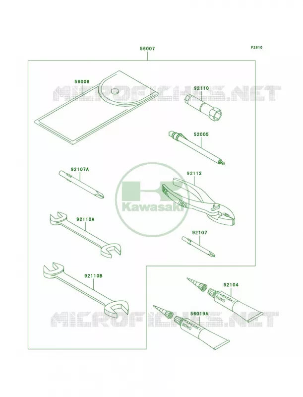 Owner's Tools Kawasaki MOTOS 750 2004 Vulcan 750  VN750-A20
