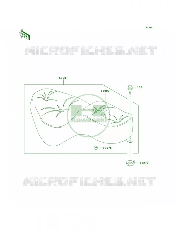 Seat Kawasaki MOTOS 800 2004 Vulcan 800  VN800-A10