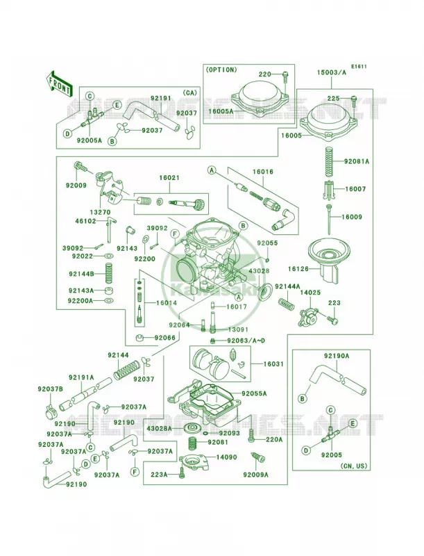 Carburetor Kawasaki MOTOS 800 2004 Vulcan 800 Classic  VN800-B9