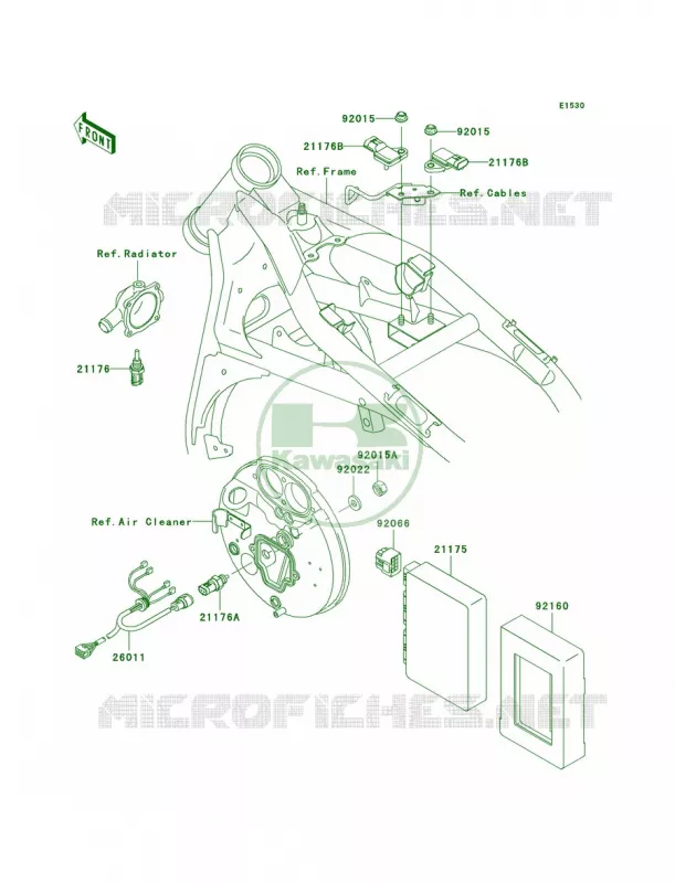 Fuel Injection Kawasaki MOTOS 1500 2003 Vulcan 1500 Drifter  VN1500-R3