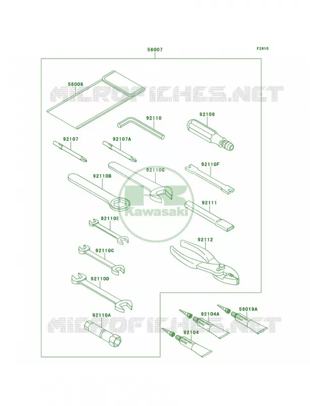 Owner's Tools Kawasaki MOTOS 650 2002 W650  EJ650-A4