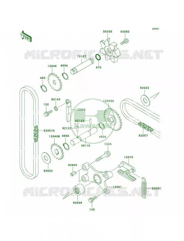 Water Pump Kawasaki MOTOS 1500 2002 Vulcan 1500 Classic Fi  VN1500-N3