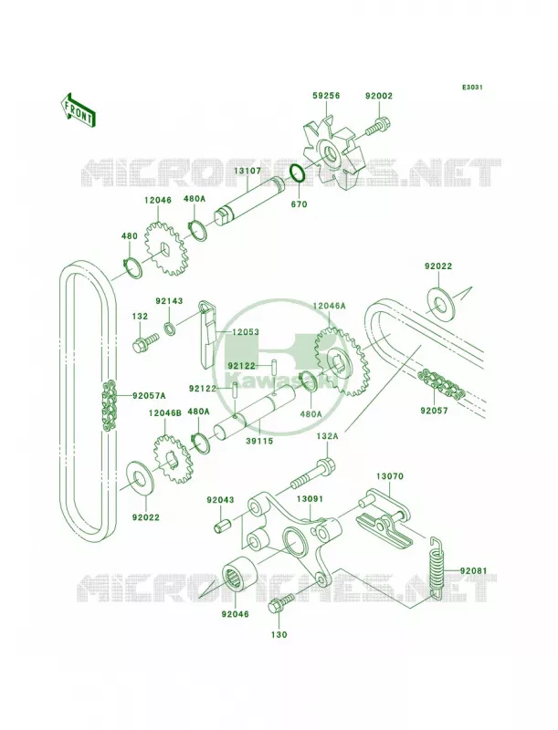 Water Pump Kawasaki MOTOS 1500 2002 Vulcan 1500 Mean Streak  VN1500-P1