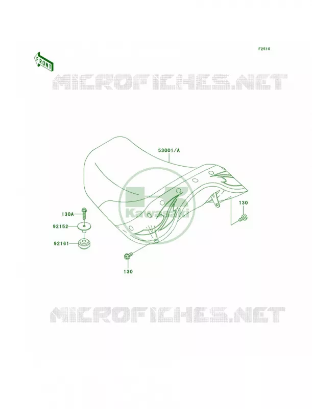 Seat Kawasaki MOTOS 1500 2002 Vulcan 1500 Drifter  VN1500-R2