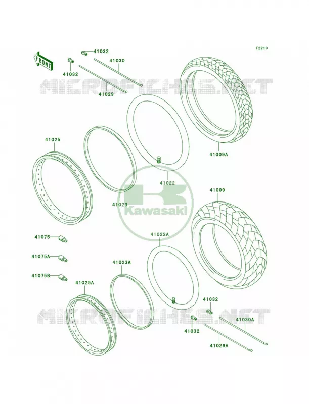 Tires Kawasaki MOTOS 800 2002 Vulcan 800  VN800-A8