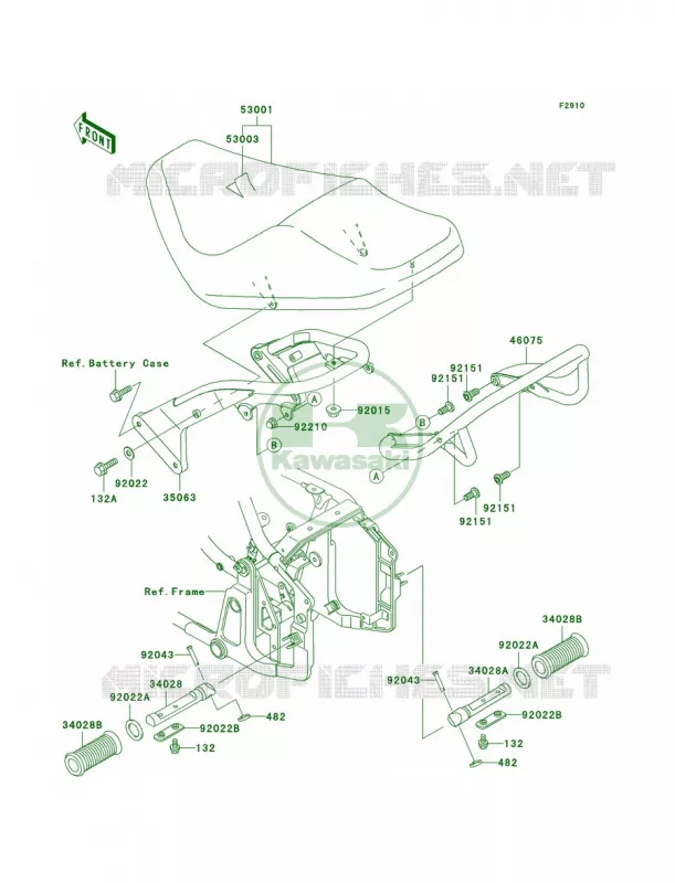 Accessory Kawasaki MOTOS 800 2002 Vulcan 800 Drifter  VN800-E2