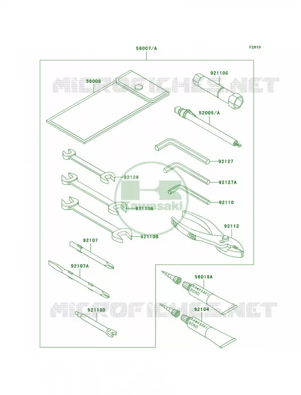 Owner's Tools Kawasaki MOTOS 1500 2001 Vulcan 1500 Classic  VN1500-E4