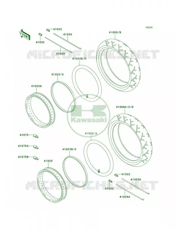 Tires Kawasaki MOTOS 1500 2001 Vulcan 1500 Classic Fi  VN1500-N2