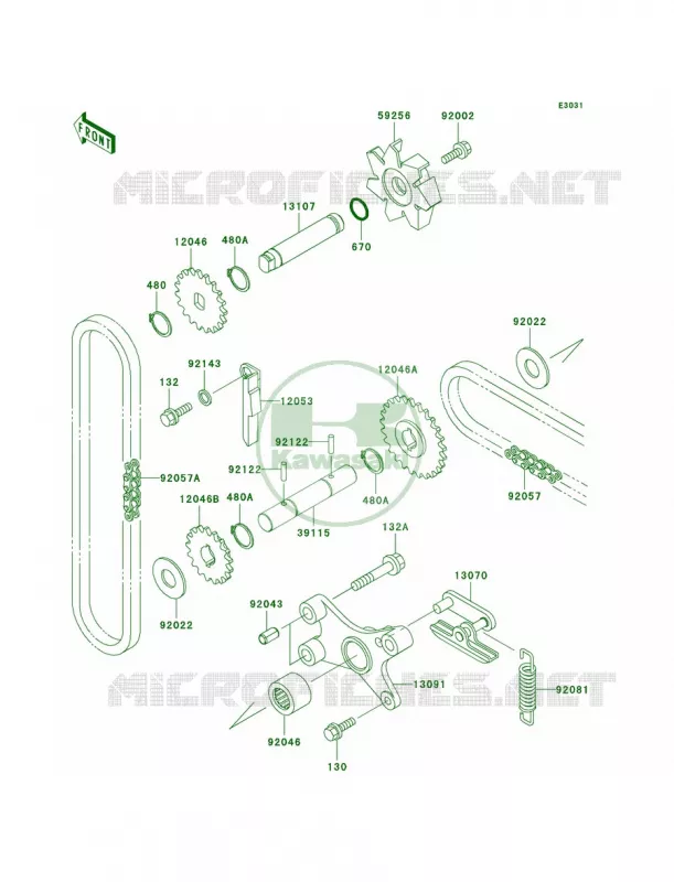 Water Pump Kawasaki MOTOS 1500 2001 Vulcan 1500 Classic Fi  VN1500-N2