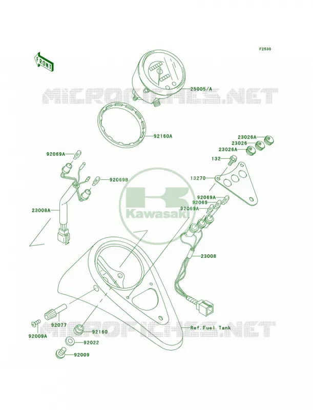 Meters Kawasaki MOTOS 800 2001 Vulcan 800  VN800-A7