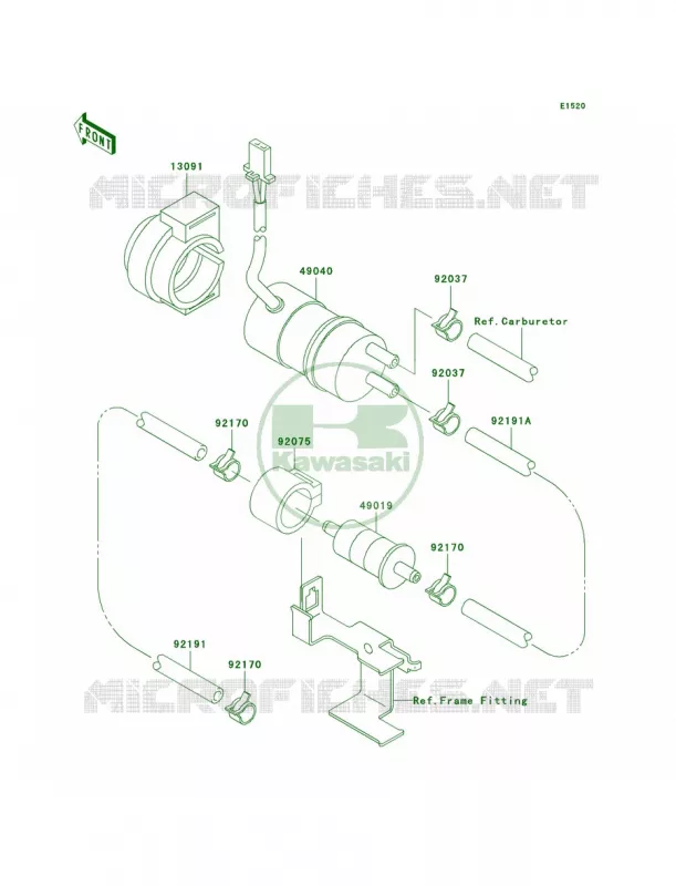 Fuel Pump Kawasaki MOTOS 1500 2000 Vulcan 1500 Classic  VN1500-E3