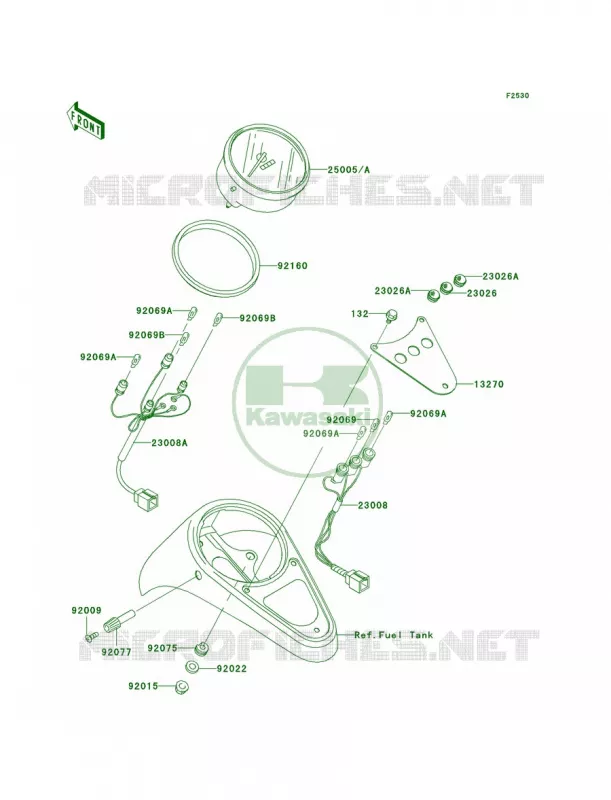 Meters Kawasaki MOTOS 1500 2000 Vulcan 1500 Classic  VN1500-E3